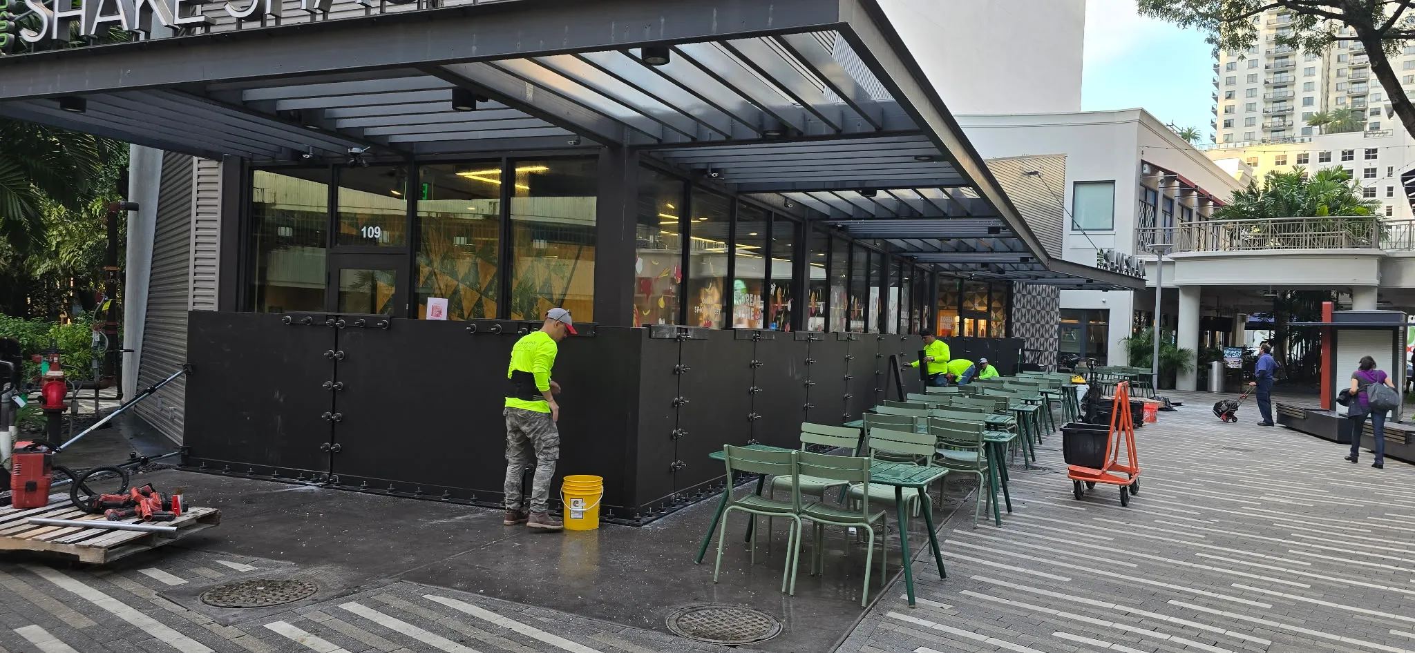 FRA flood protection installation