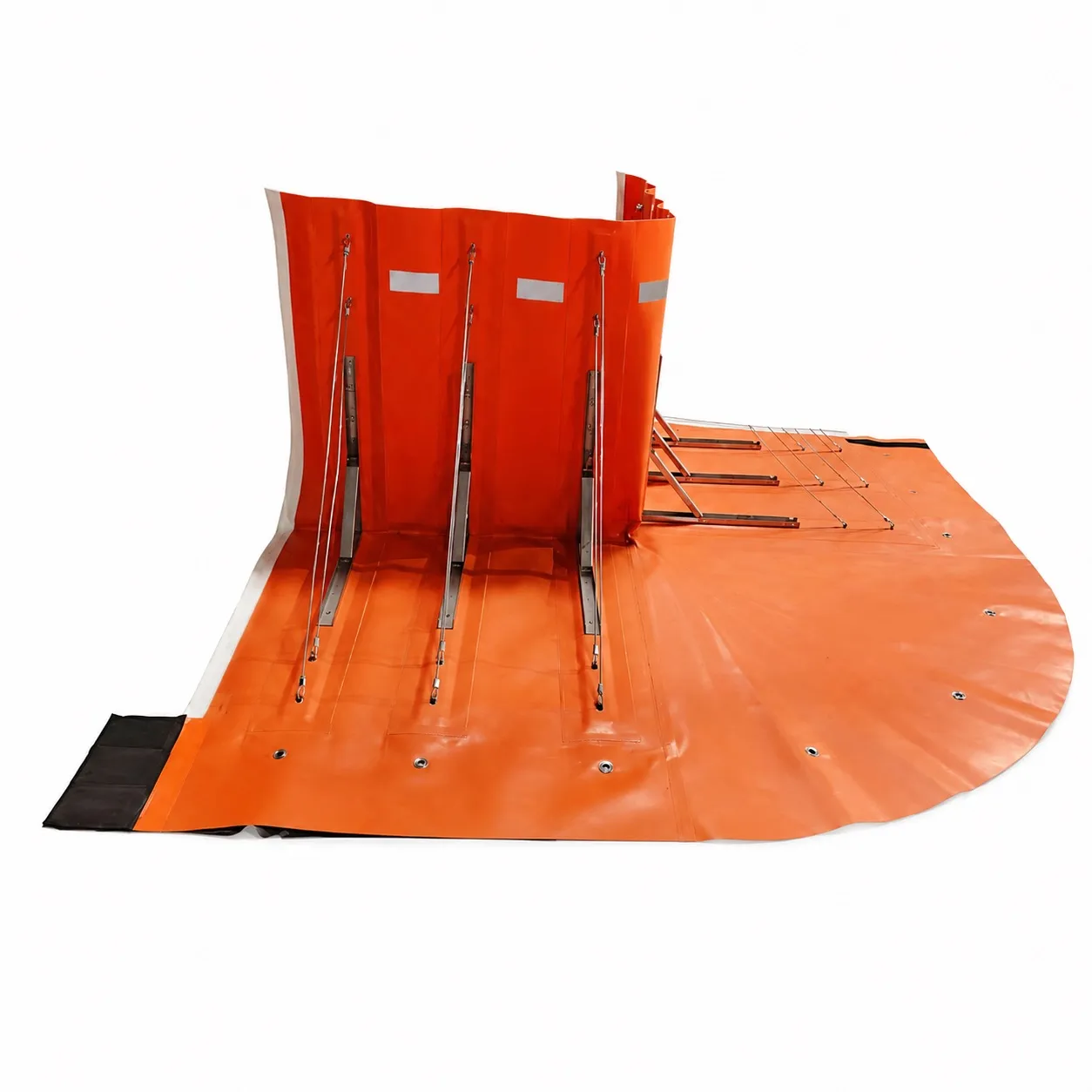 How Foldable Flood Barrier System works