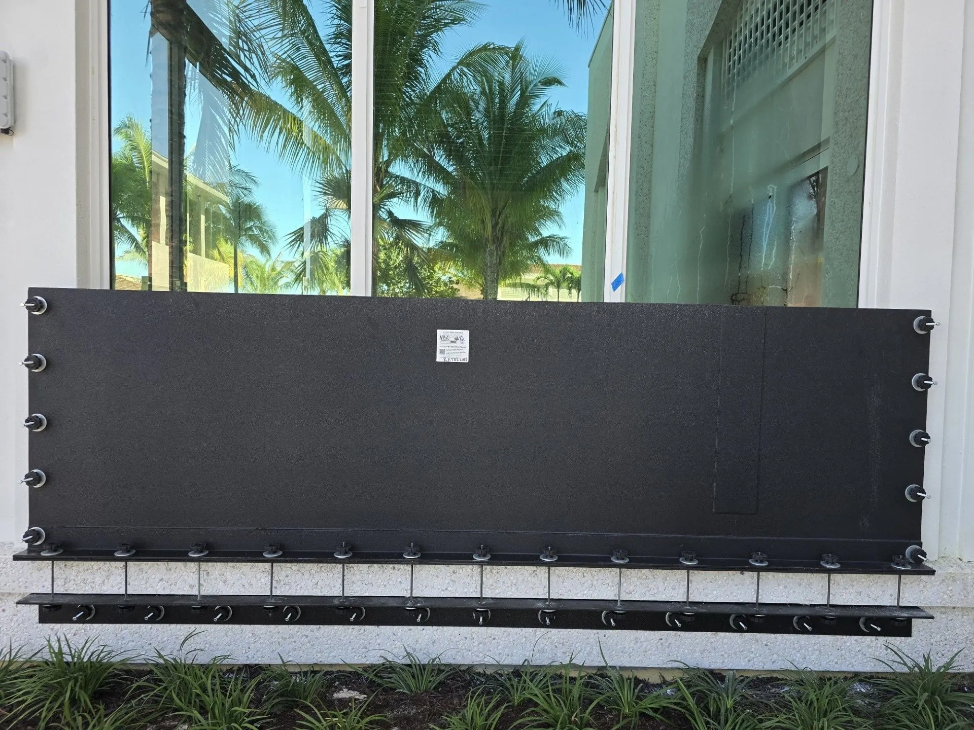 Hotel flood protection installation