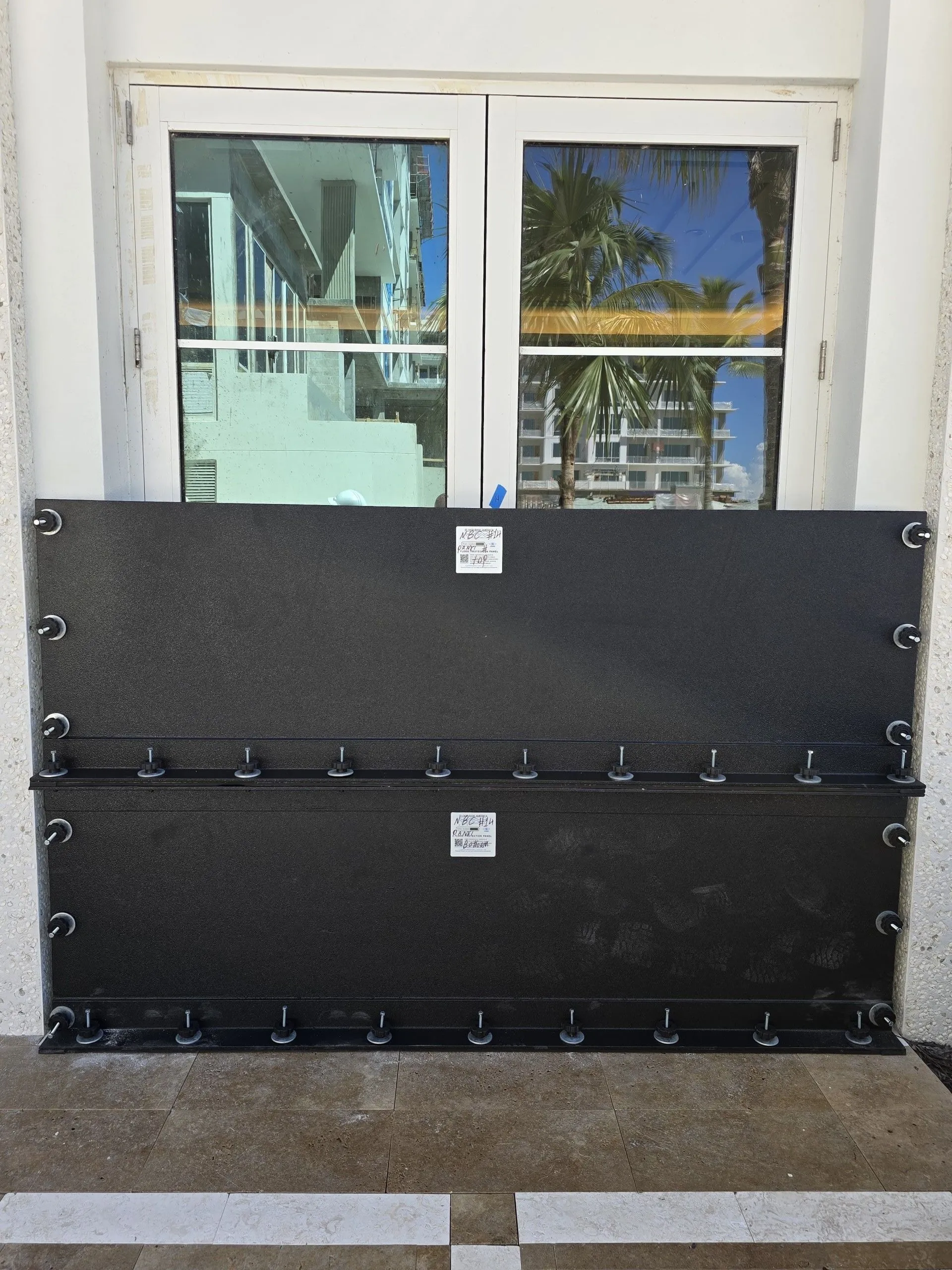 Hotel flood panel system