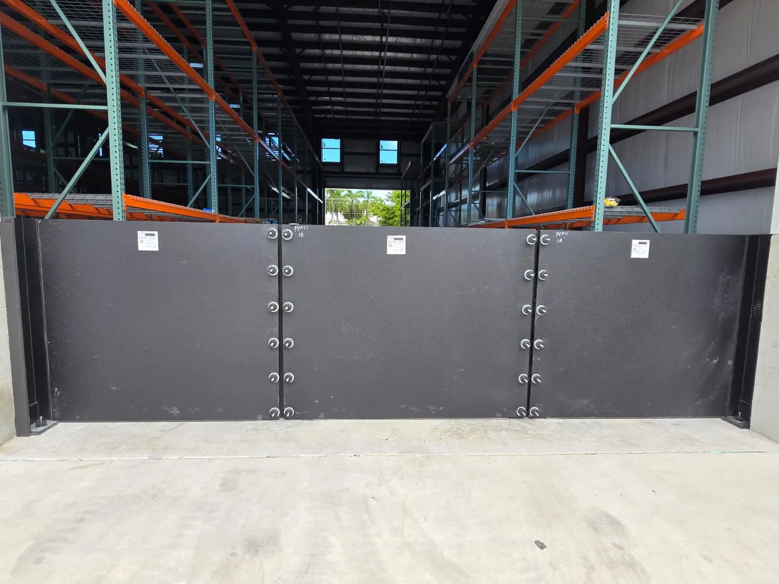 Warehouse flood defense