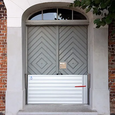 Passive Hinged Flood Barrier details